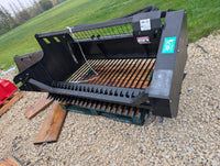 Raytree Rock Picker Skid Steer Attachment