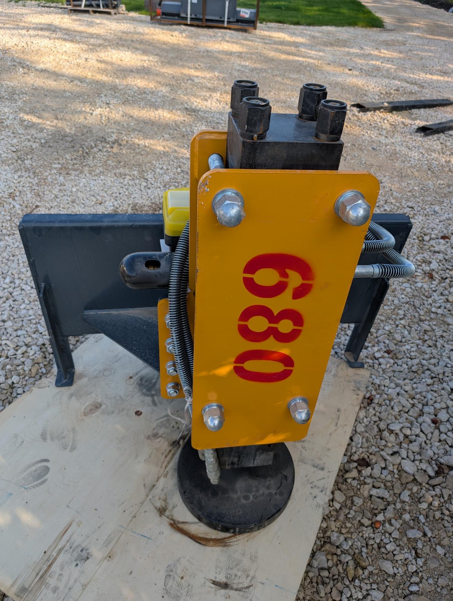 Handy Post Pounder Post Driver Skid Steer Attachment