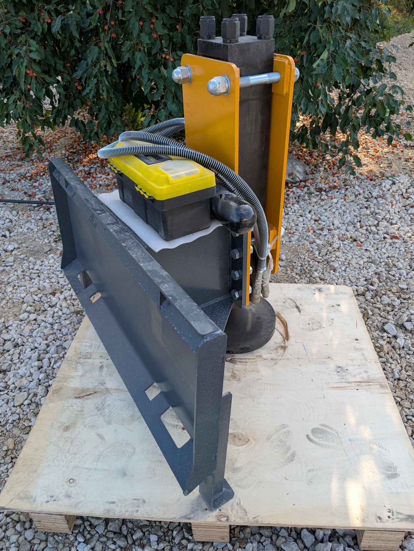 Handy Post Pounder Post Driver Skid Steer Attachment