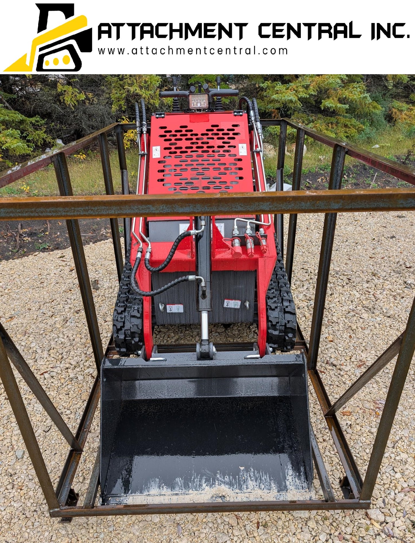 AGT YSRT14 Mini Skid Steer Compact Track Loader - Walk behind Skid steer