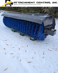 72" Angle Broom Skid Steer Attachment