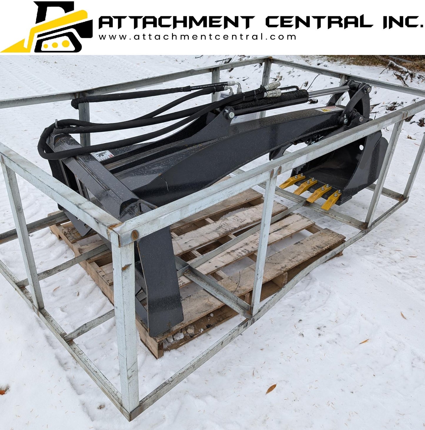 7' Backhoe  Skid Steer Attachment - Excavator 