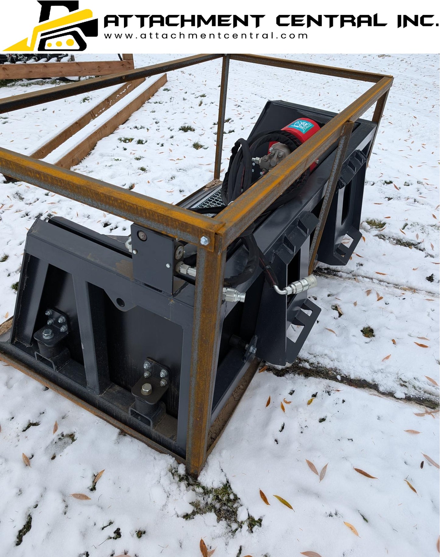 Raytree Vibrating Rock Screening Bucket Skid Steer Attachment