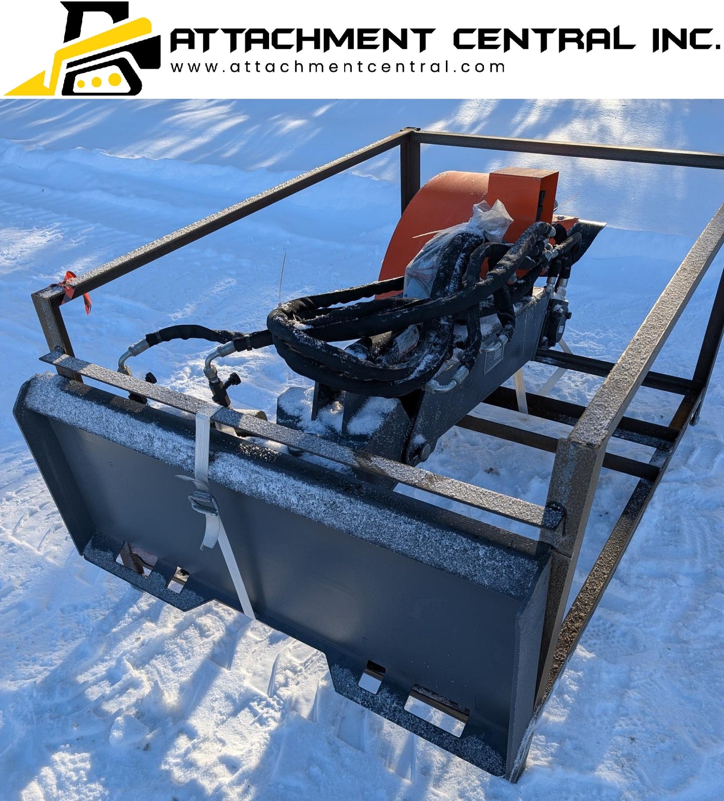 Handy Stump Grinder Skid Steer Attachment