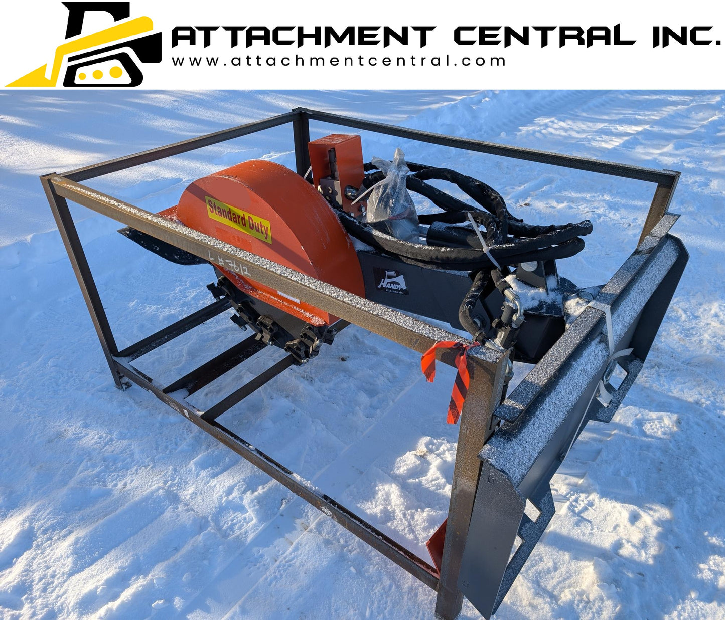 Handy Stump Grinder Skid Steer Attachment