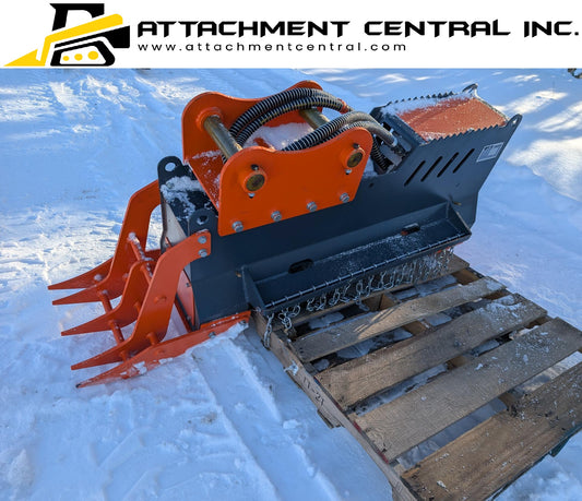 Handy 36" Excavator Drum Mulcher Attachment