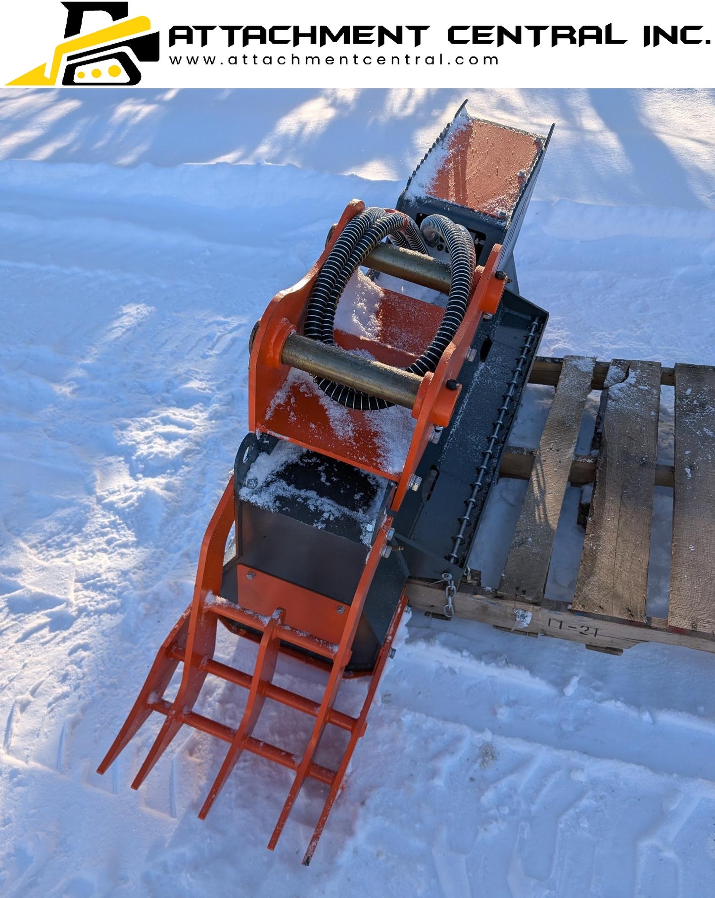 Handy 36" Excavator Drum Mulcher Attachment