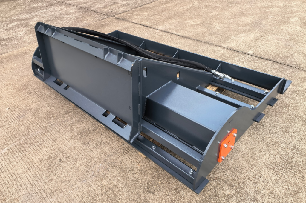 72" Skid Steer Landplane Power Rake Skid Steer Attachment