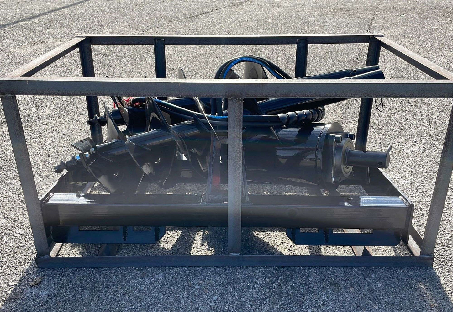 Mower King Skid Steer Hydraulic Auger w/ 3 Bits  - 6", 12", 14"