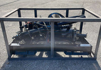 Mower King Skid Steer Hydraulic Auger w/ 3 Bits  - 6", 12", 14"