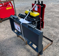 Raytree Hydraulic Post Pounder Driver Skid Steer Attachment