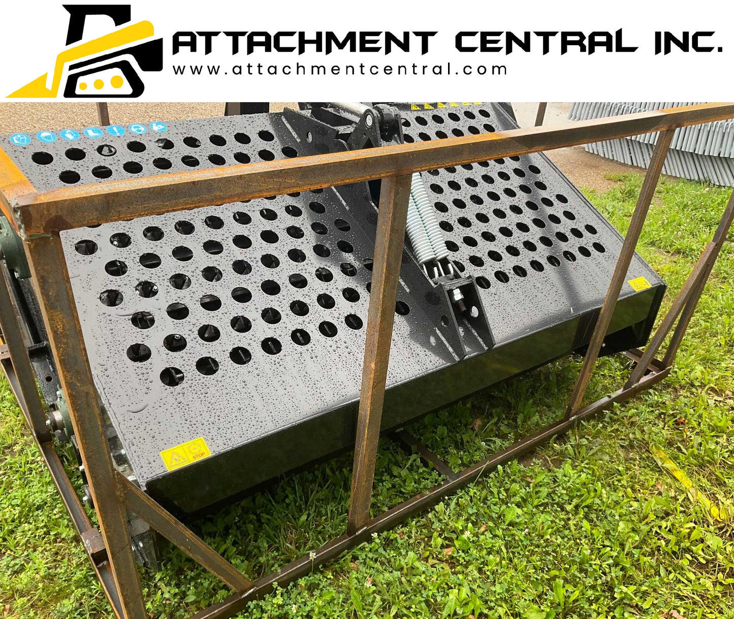 AGT Landscape Rake Skid Steer Attachment