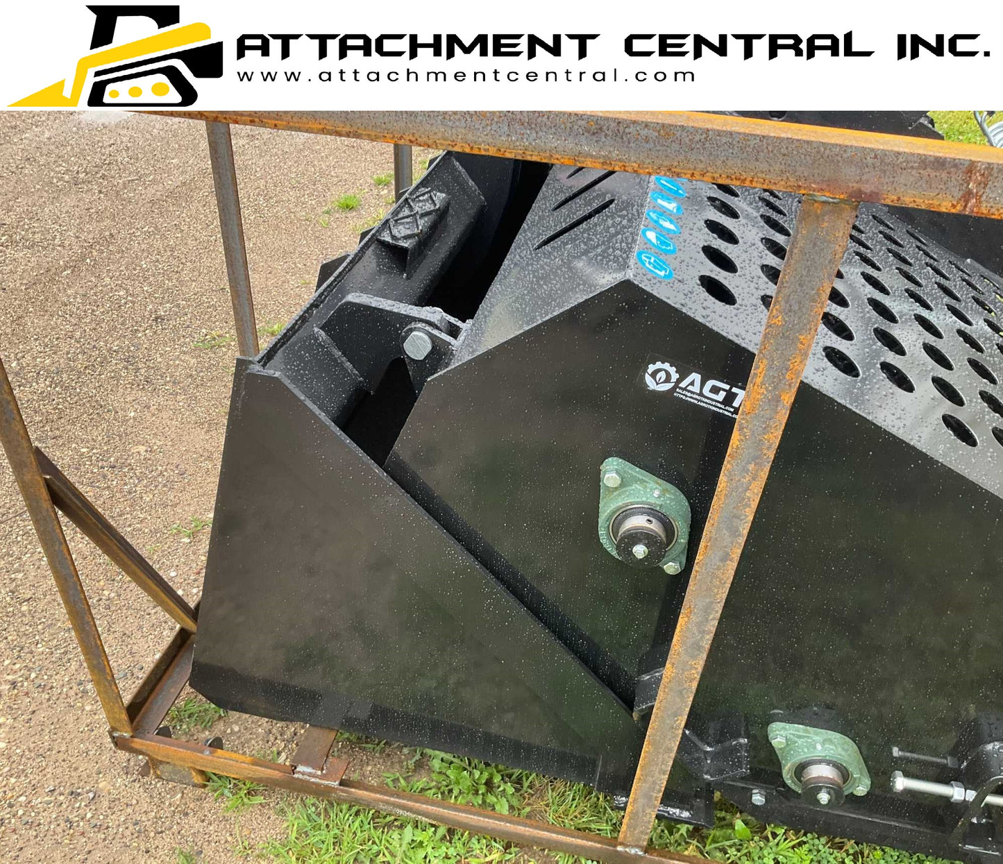 AGT Landscape Rake Skid Steer Attachment