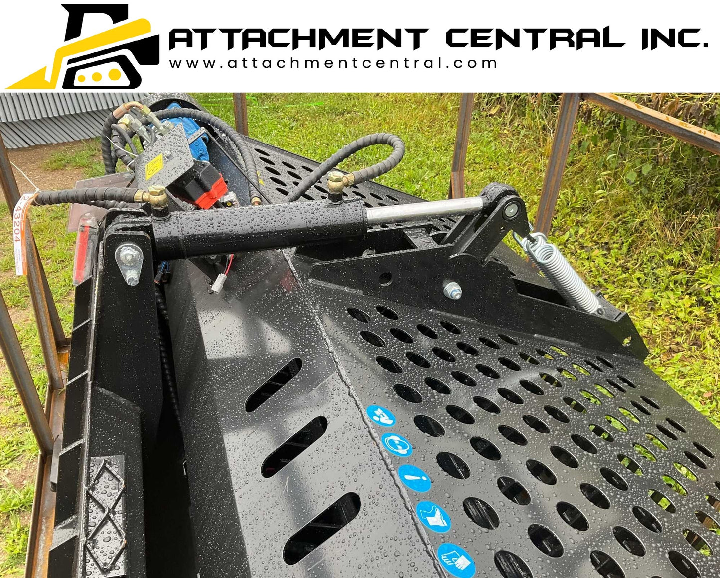 AGT Landscape Rake Skid Steer Attachment