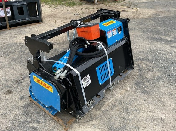 Raytree Drum Mulcher Skid Steer Attachment