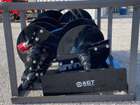 Mower King Skid Steer Hydraulic Auger w/ 3 Bits  - 6", 12", 14"