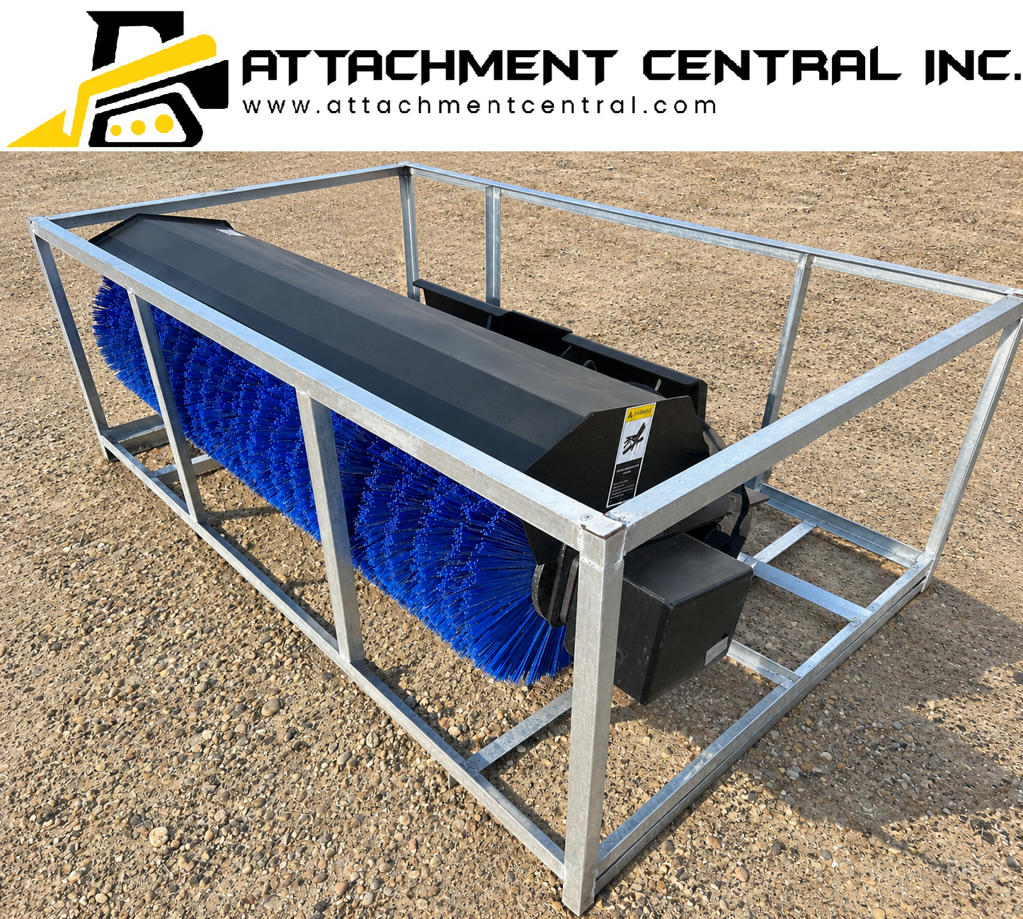 Greatbear 72" Angle Broom Skid Steer Attachment