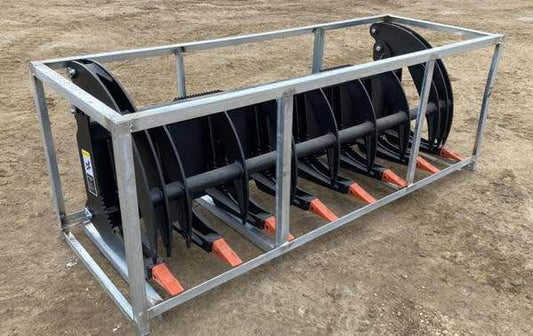 78" Heavy Root Rake Grapple Skid Steer Attachment