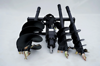 Skid Steer Auger Attachment w/ 3 Bits - 9" , 12" and 18" - Suihe / Greatbear