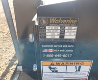 Wolverine 72" Vibratory Roller Skid Steer Attachment